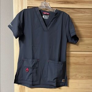 Carhartt Gray Medical Scrub Top